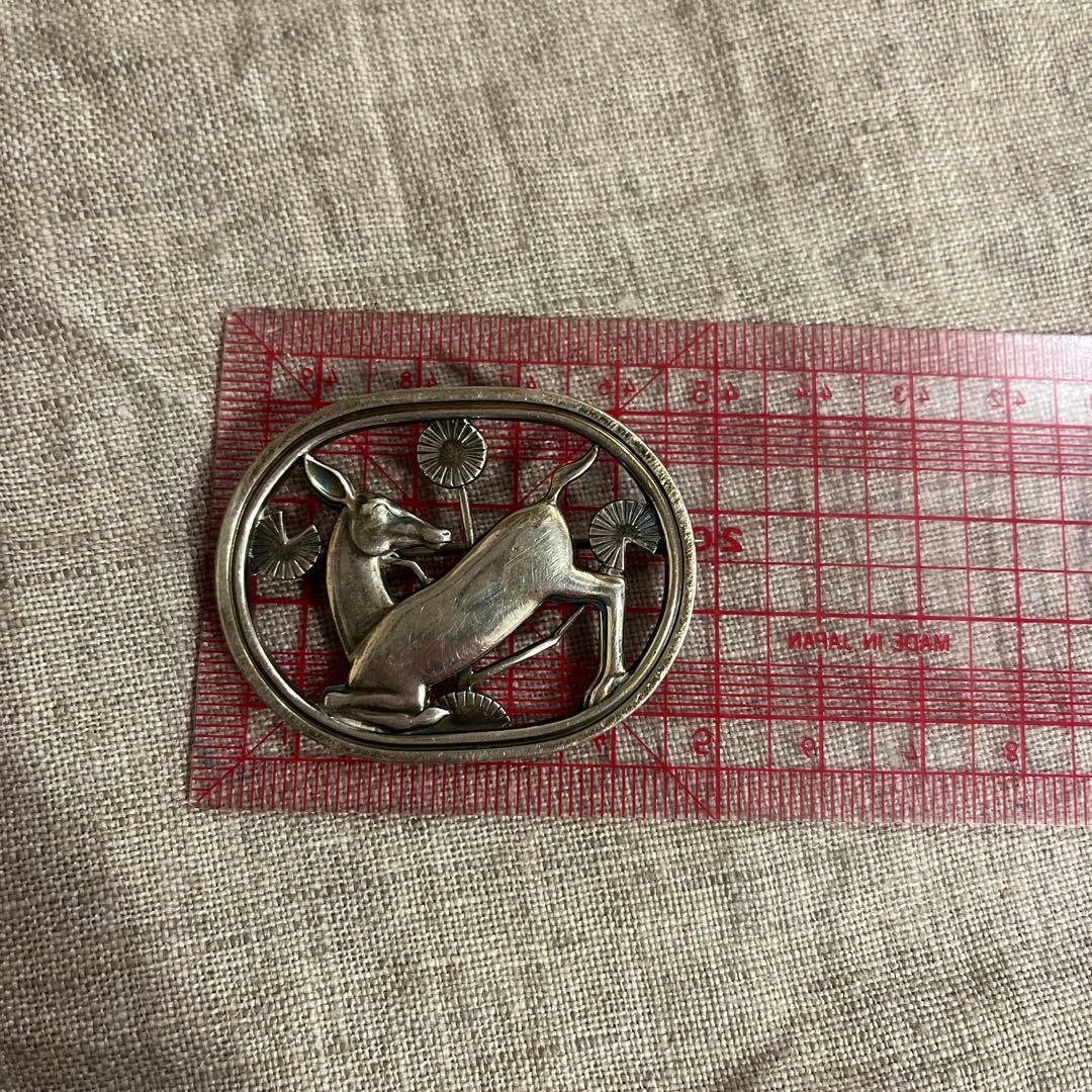 ジョージジェンセン　鹿ブローチ