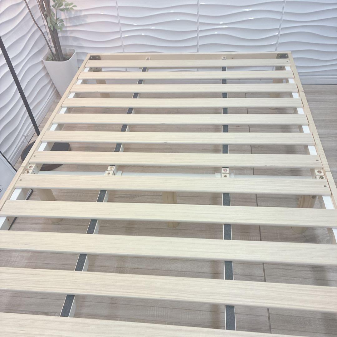 ◇大阪府全域 神戸市 配達料無料！◇すのこベッド◇ベッドフレーム◇セミダブル◇