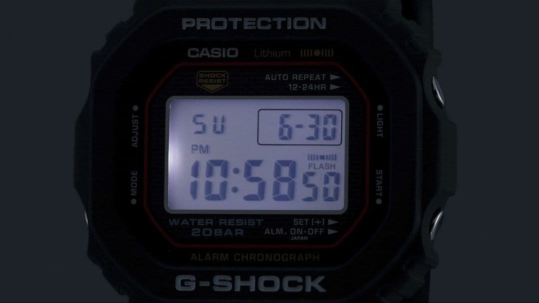 【新品】　DW-5000R-1AJF　G-SHOCK　初代Gショック 復刻モデル