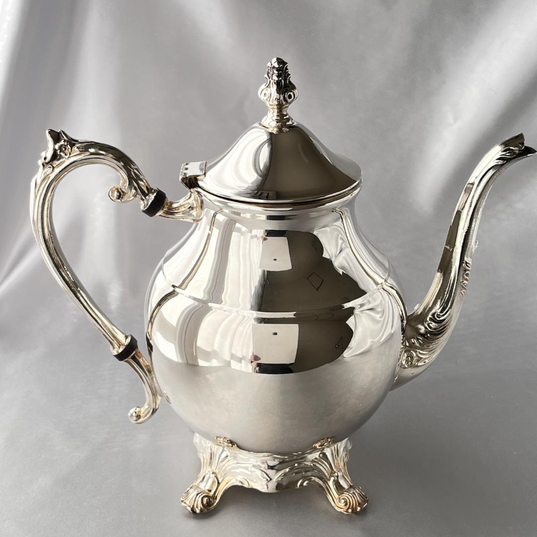 【F.B.Rogers】ティーサービス 5点 ティーポット / トレー