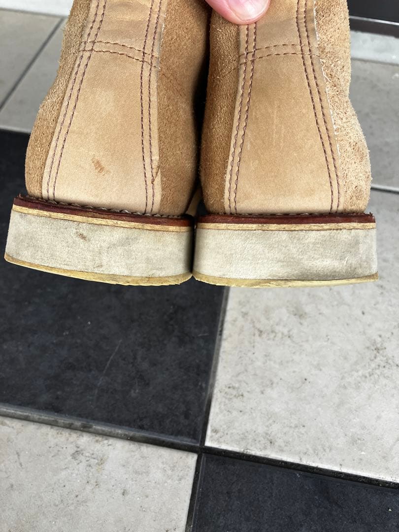レッドウイング　3145 ベージュ スエード チャッカブーツ　27.5
