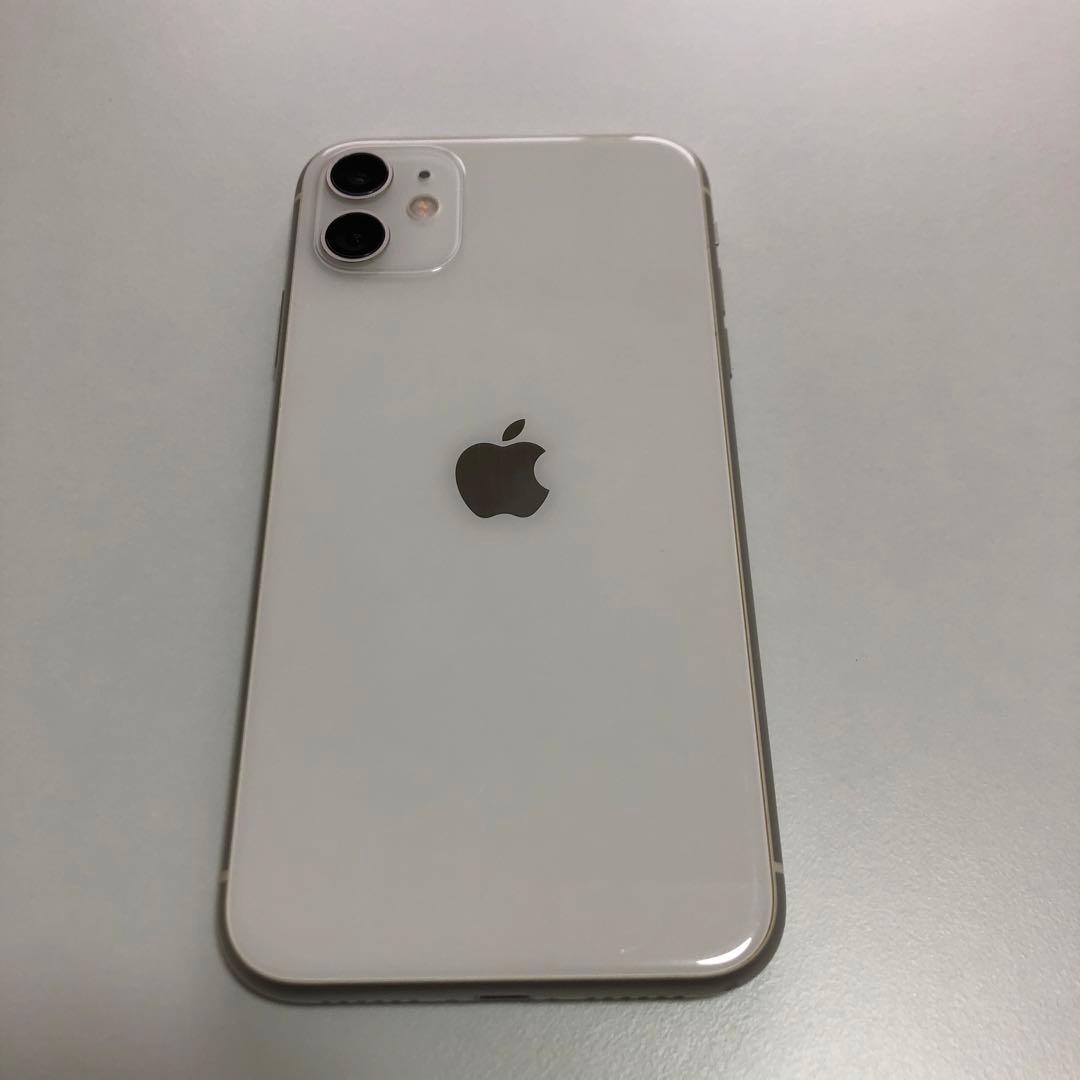 （中古品）Apple iPhone 11 ホワイト 本体