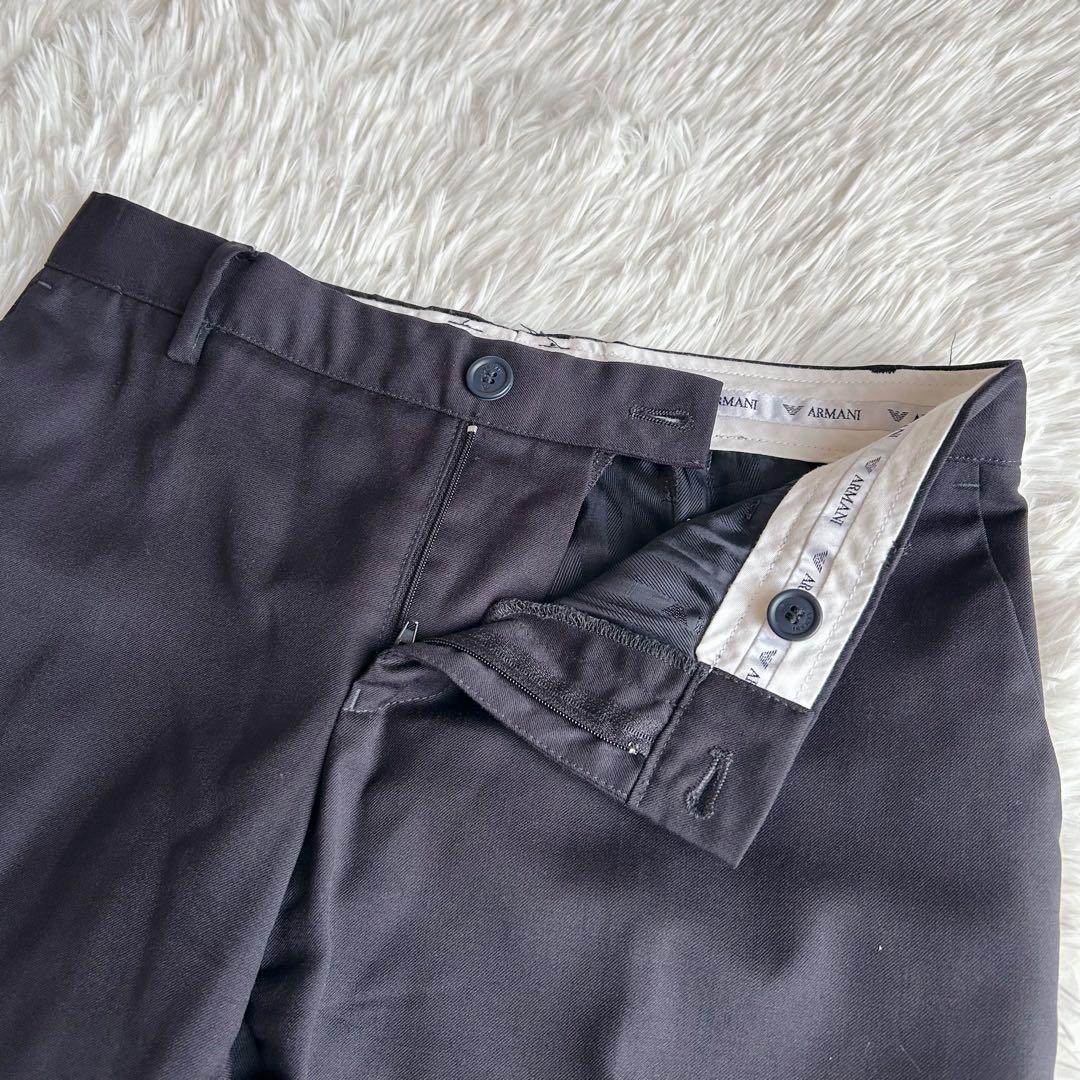 アルマーニ ジュニア　スーツセットアップ　紺　ネイビー　ロゴピンバッジ付き　美品