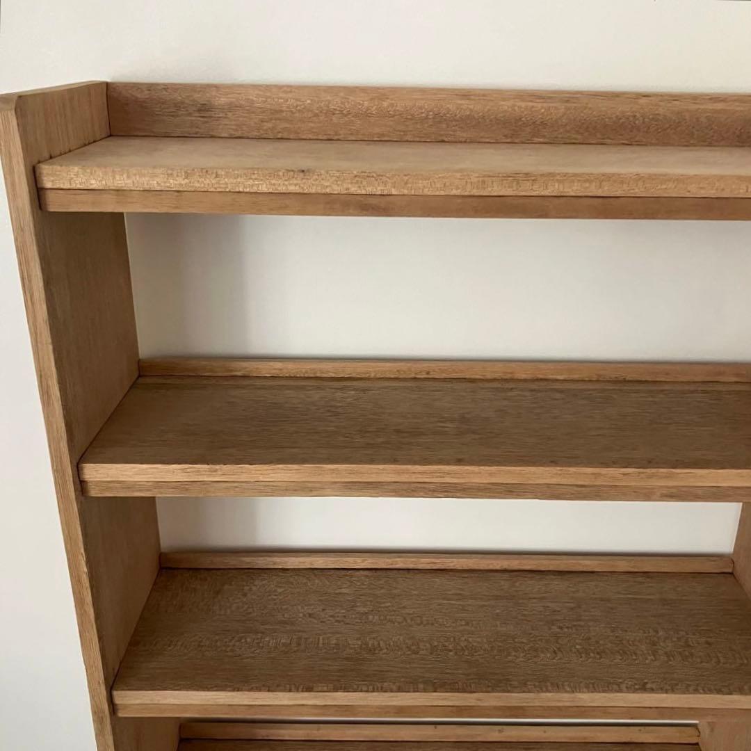 レトロ　アンティーク　古家具　古道具　剥離家具　ストリップド　本棚　シェルフ