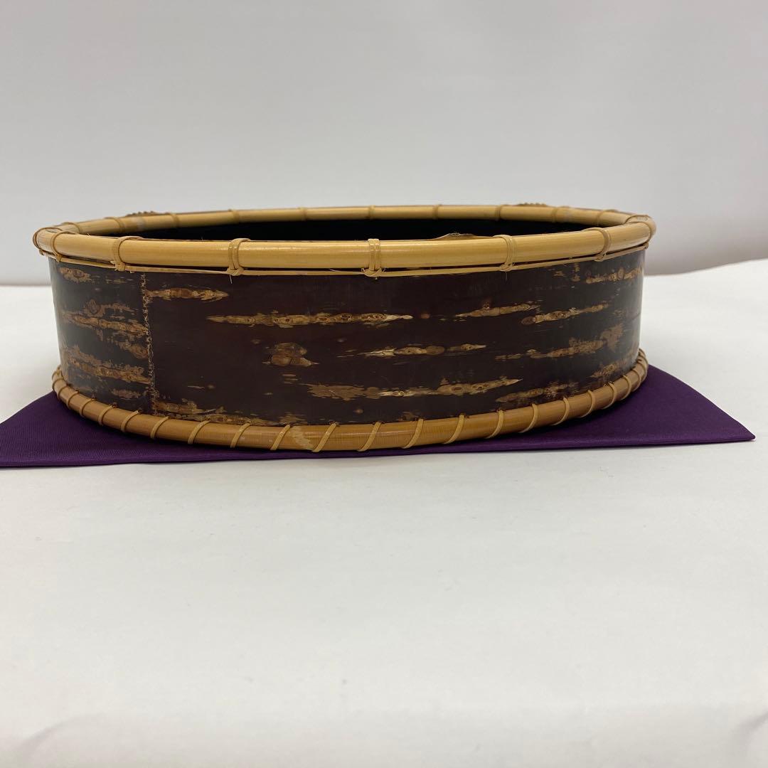 桜皮炭斗(炉用)雅孝作