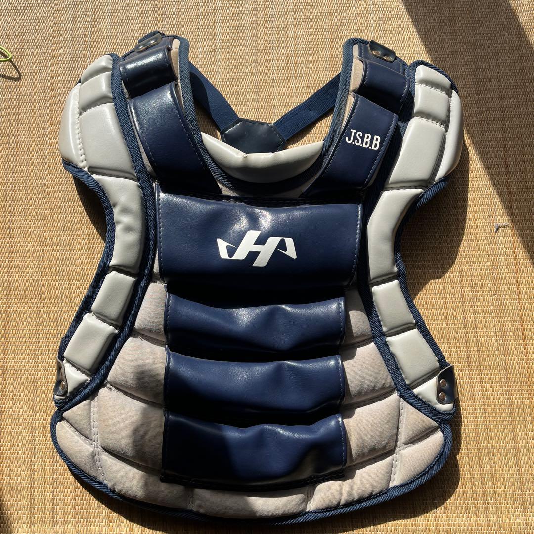 ハタケヤマキャッチャー防具セット ネイビー 少年用