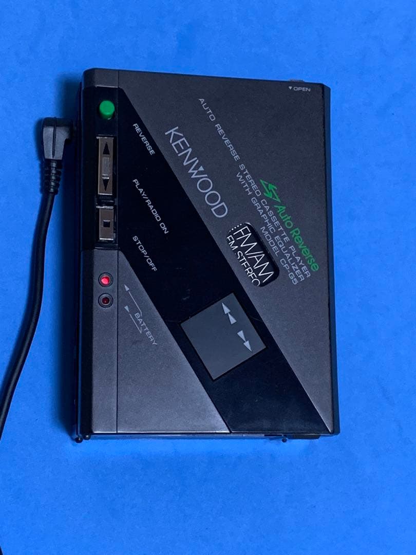 KENWOOD オートリバース ステレオカセットプレーヤー CP-G5 動作美品