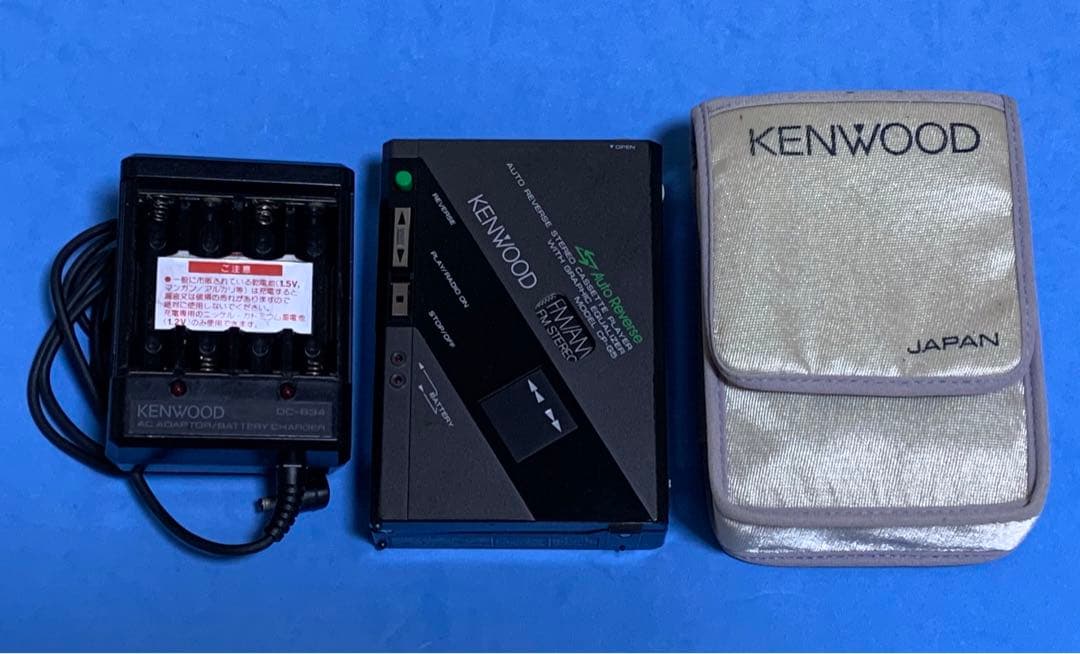 KENWOOD オートリバース ステレオカセットプレーヤー CP-G5 動作美品