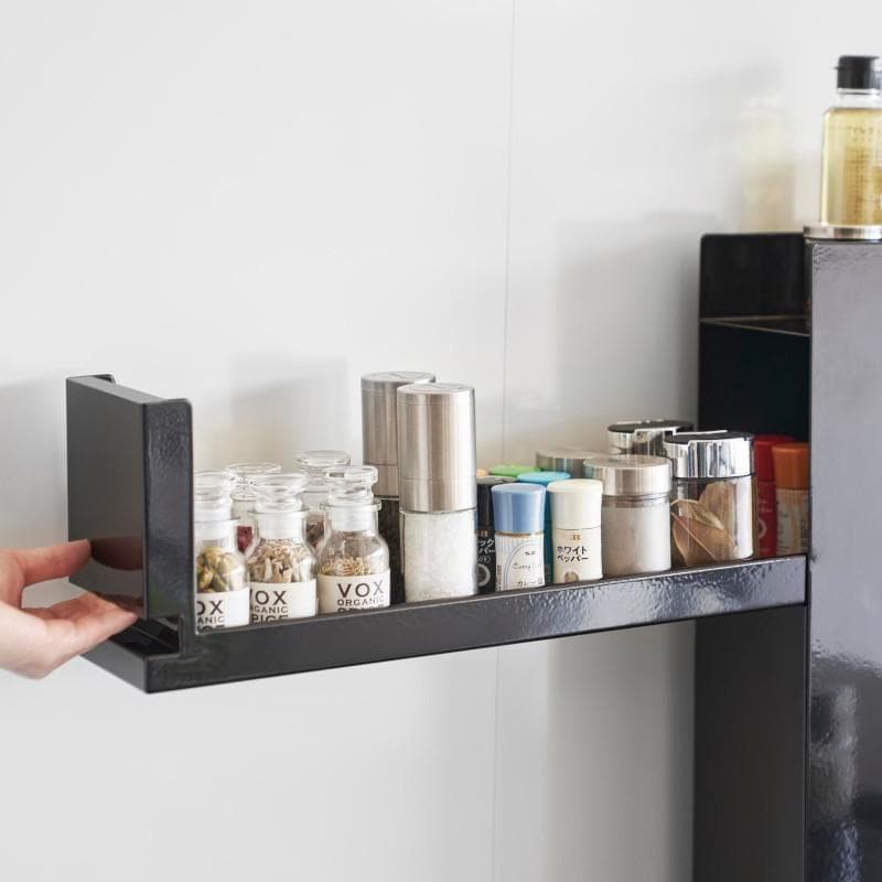 tower 隠せる調味料ラック ブラック おしゃれ 山崎実業 4335 タワー