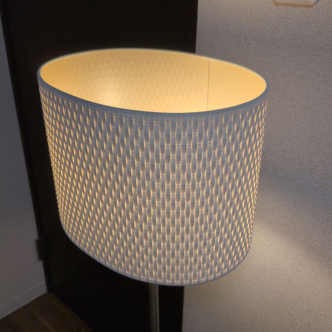 IKEA　イケア ALANG アーレング フロアランプ ニッケルメッキ ホワイト