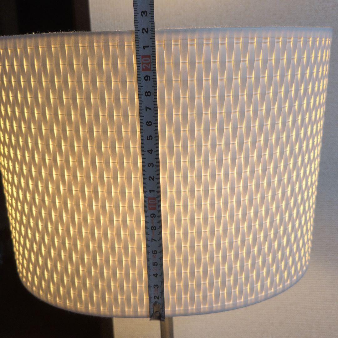 IKEA　イケア ALANG アーレング フロアランプ ニッケルメッキ ホワイト