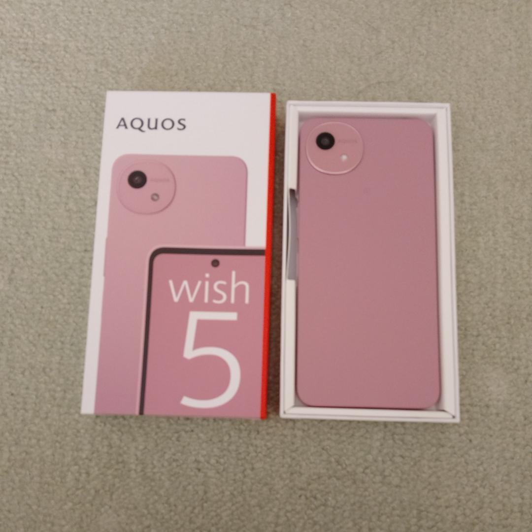 新品　AQUOS wish 5 SH-52F ナデシコ　SIMフリー 　白ロム