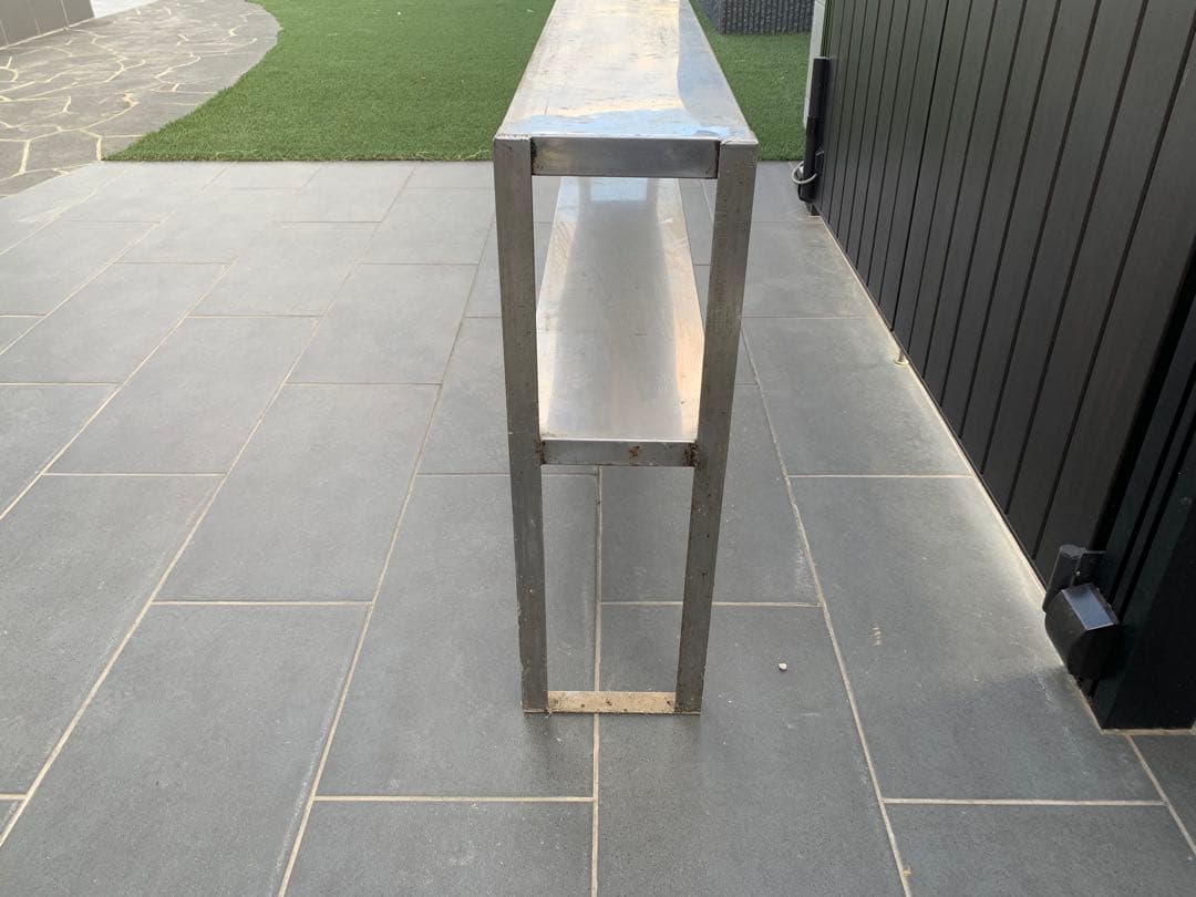 中古品 ステンレス棚 調理機器 業務用 収納棚 収納用品 飲食店 作業台