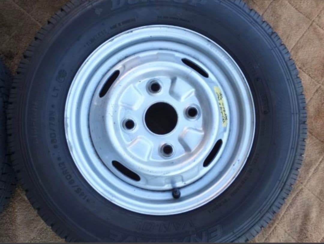 DUNLOP スチールホイールセット 12インチ