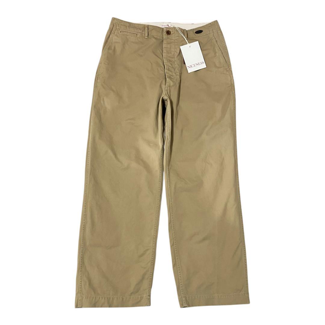 【NICENESS】MALDOON /チノパン Lサイズ/日本製