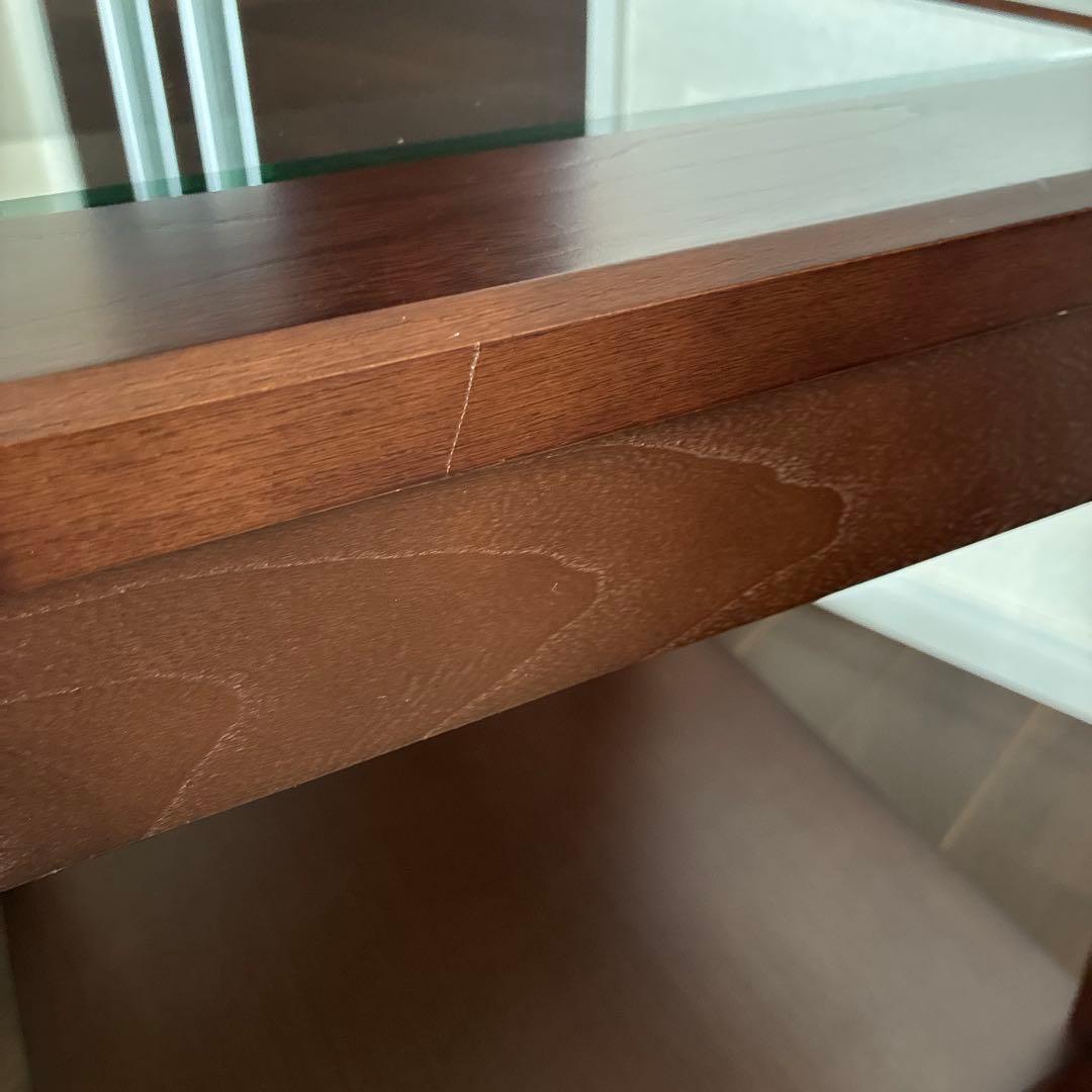 マルニ木工　maruni　ネストテーブル　ガラスサイドテーブル