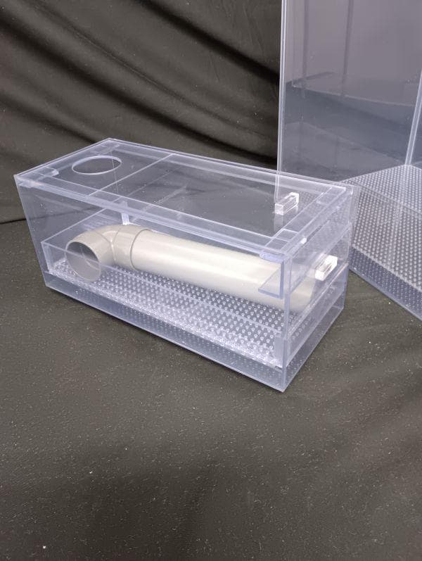 濾過槽 ２槽式濾過槽 前面引き出し式ウールBOX付 VU４０シャワーパイプ付き