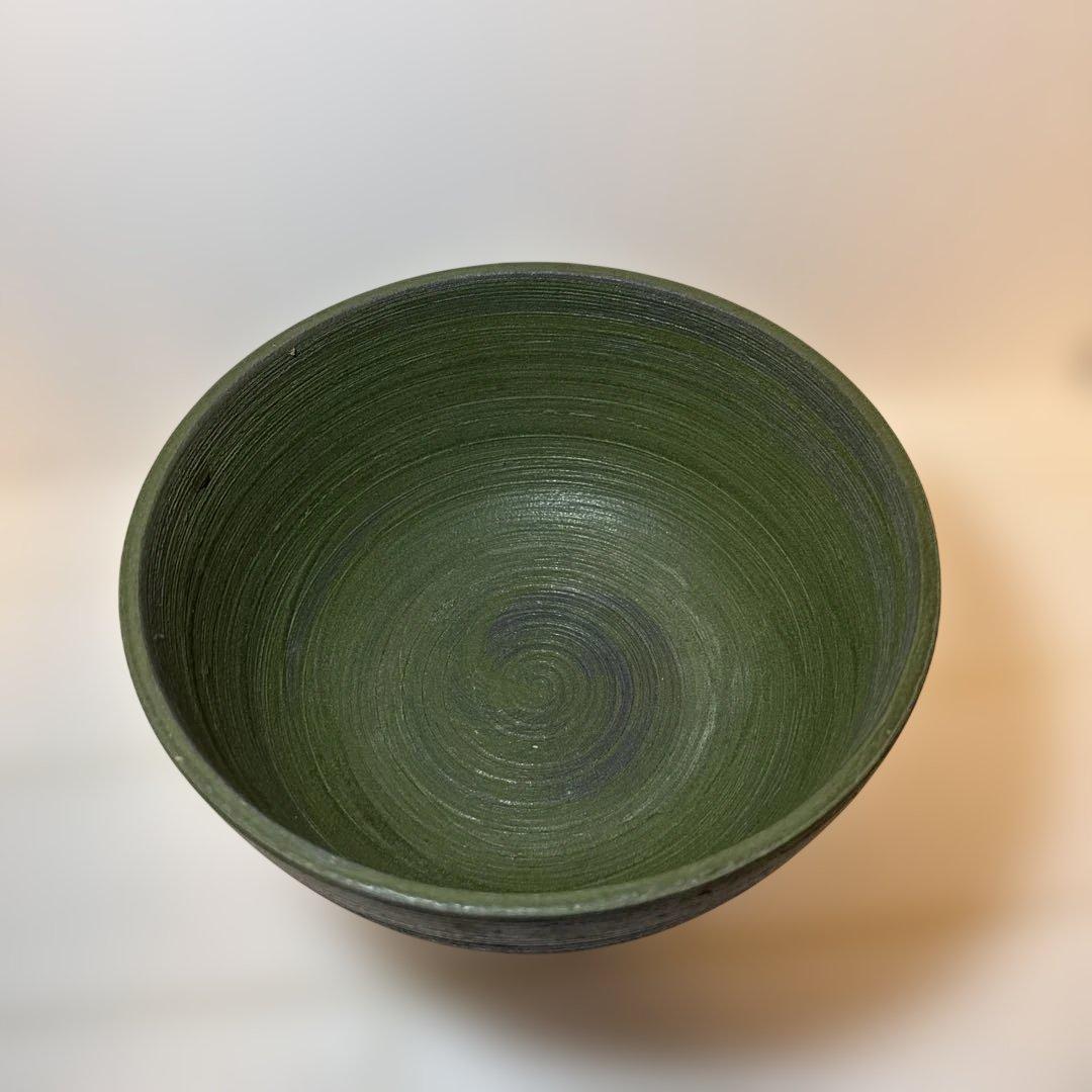 陶芸　茶道具　花瓶　優雅お茶器 陶器製 丸型花器 大きめ