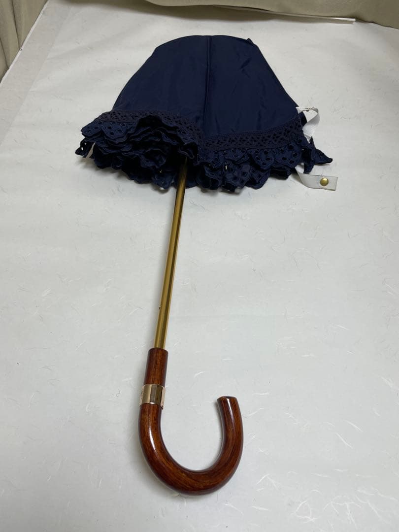 ポロラルフローレン エンブフリル ネイビー ムーンバッド 雨晴兼用