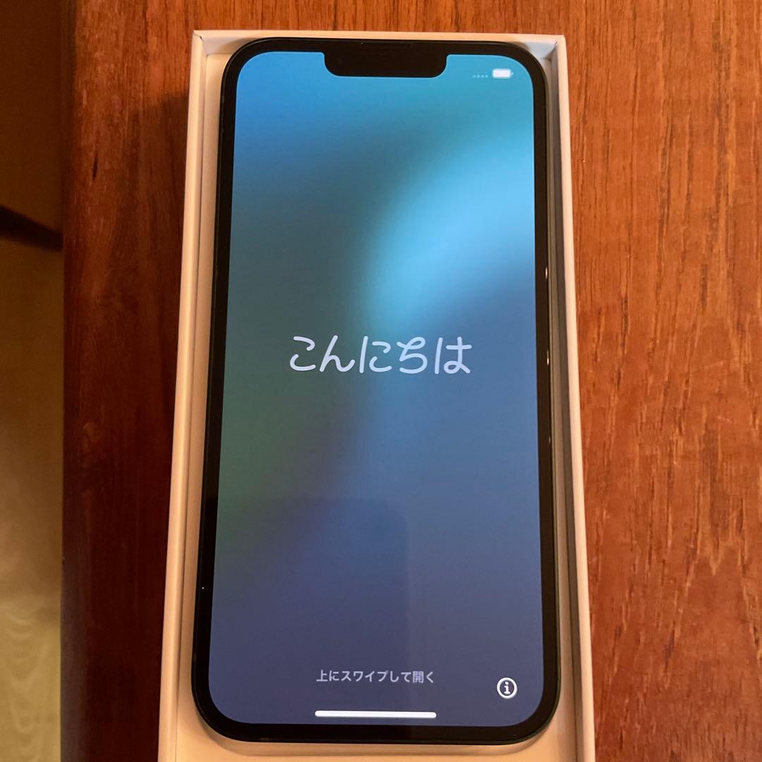 美品　Apple iPhone 13 本体　ミッドナイトグリーン