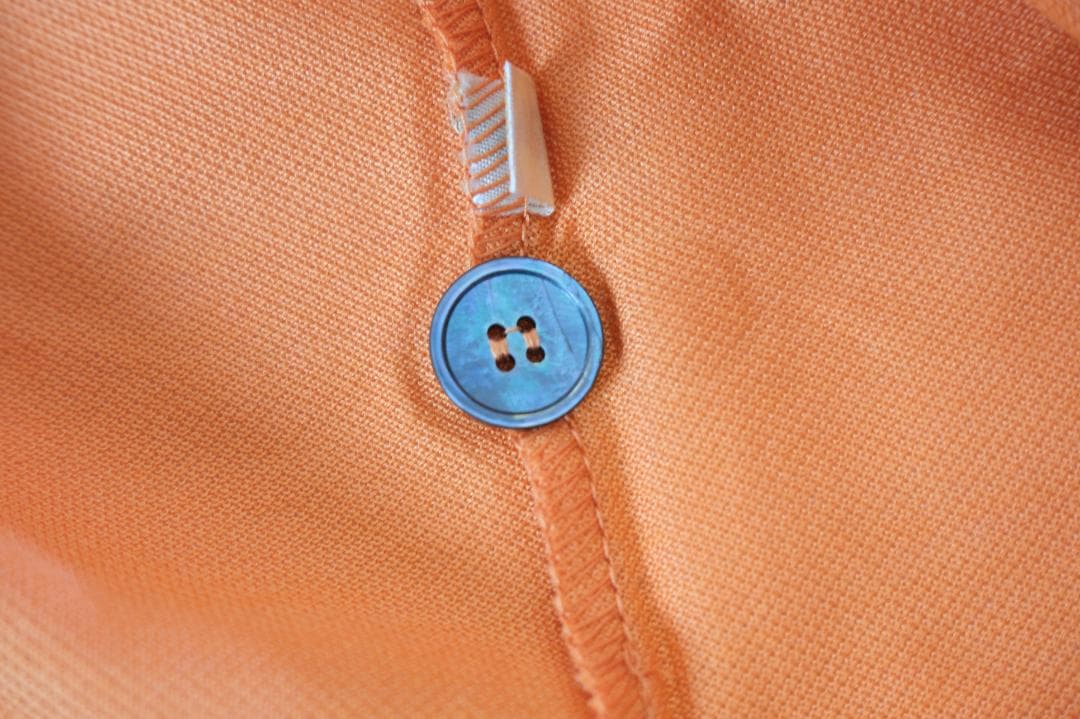 M340 HERMES ポロシャツ　Hロゴ　長袖　正規品 美品