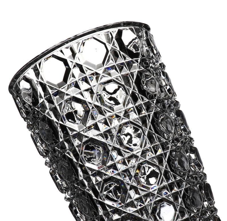 オールド・バカラ ディアマン・ピエーリー 丸型花瓶 ダイヤモンド 切子 ギヤマン