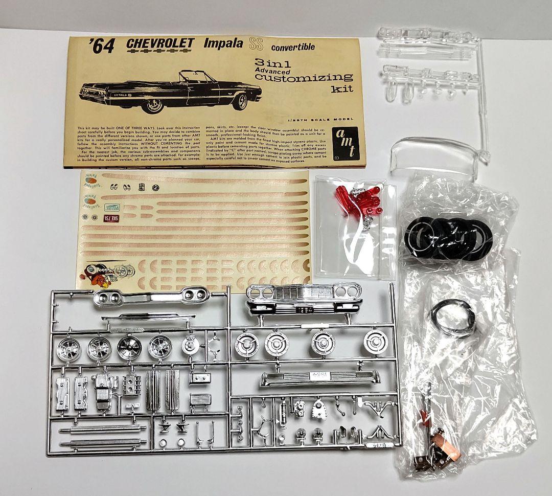 超希少!！ 当時物 未組立 amt '64 シボレー インパラ コンバーチブル
