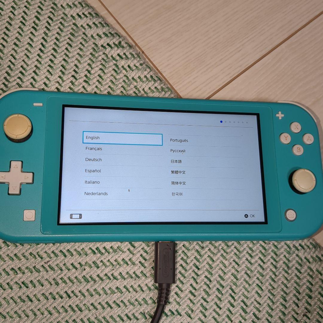 Nintendo Switch Lite ターコイズ 本体　中古　ジャンク扱い