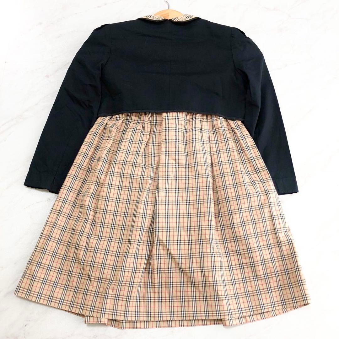 美品✨️BURBERRY ノバチェック フォーマル ワンピース 130cm 子供