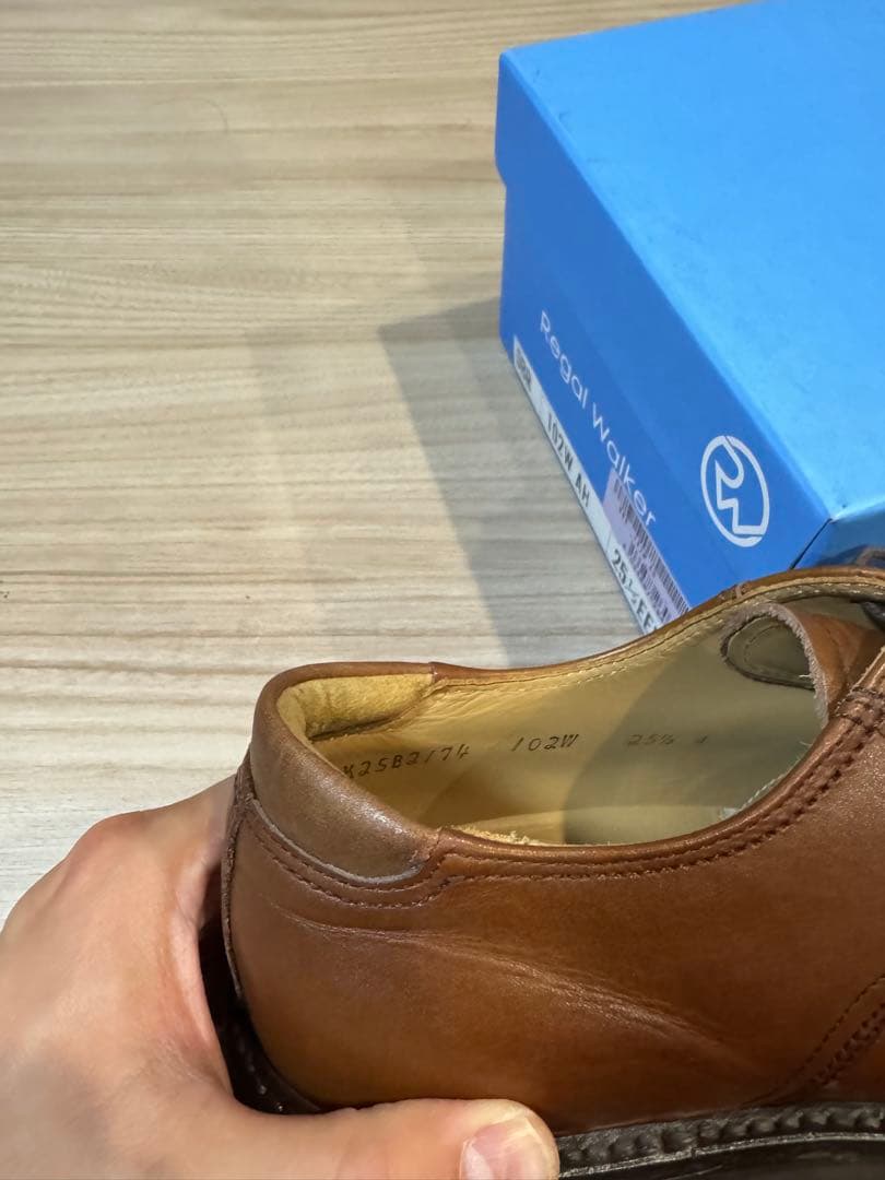 REGAL Walker 102W 茶　25.5 EEE