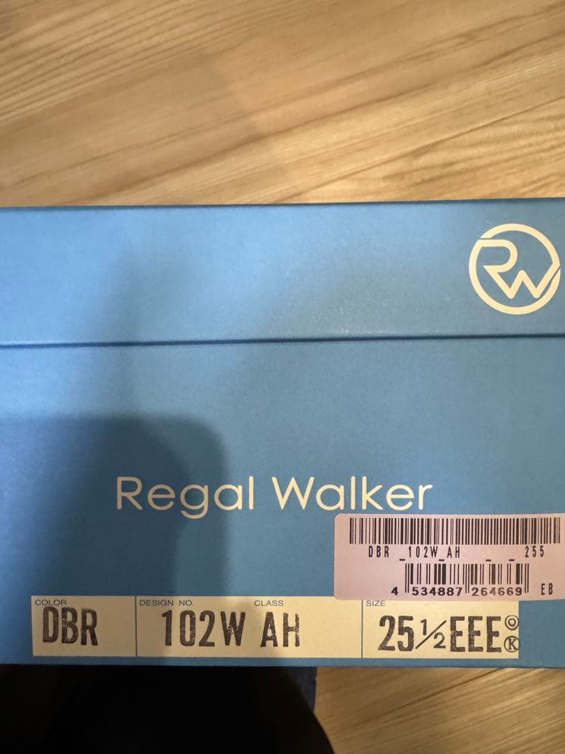 REGAL Walker 102W 茶　25.5 EEE