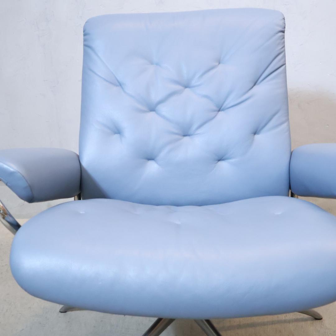 エコーネス 本革 Metro オフィスチェア ストレスレスチェア リクライニング