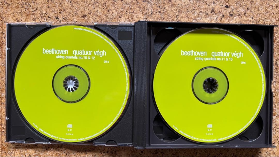 ヴェーグ四重奏団　ベートーヴェン弦楽四重奏曲全集1972ー74（8CD）