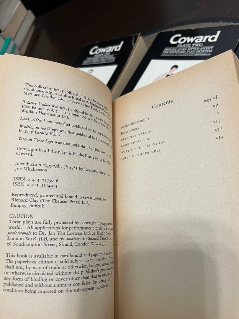 The Complete Plays of Noel Coward 5冊セット