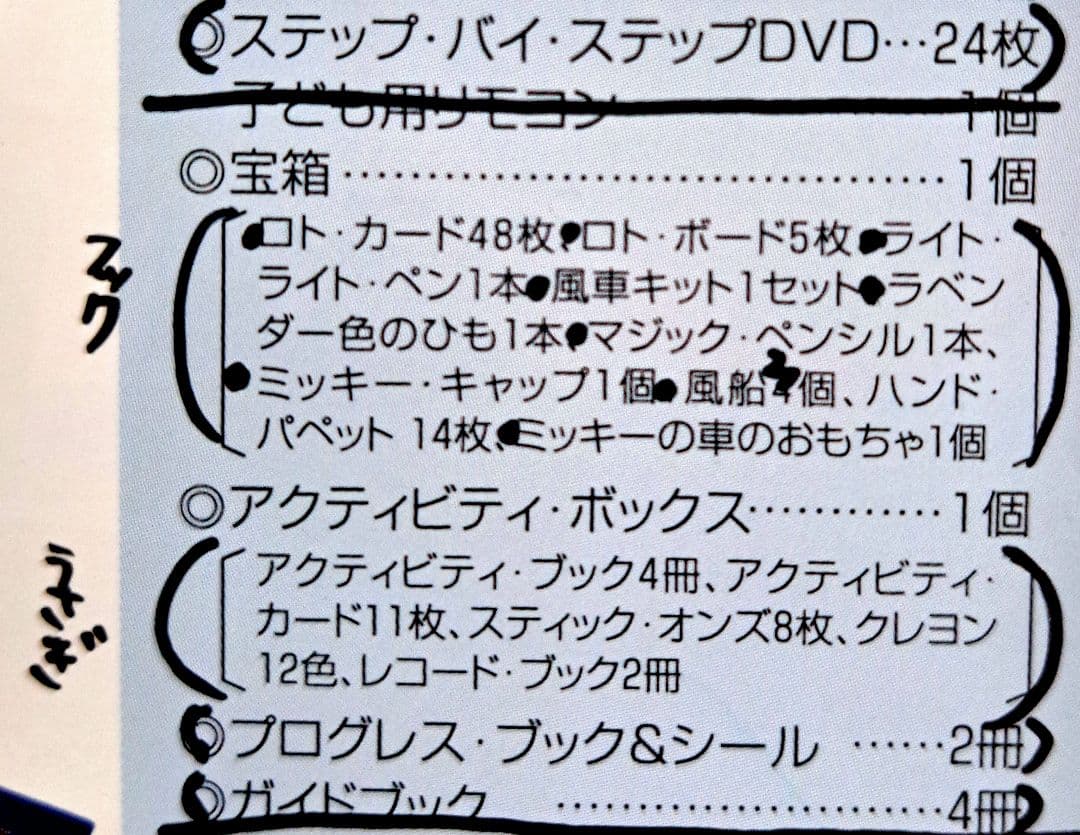 ワールドファミリー　ディズニー英語システム　ステップ・バイ・ステップ