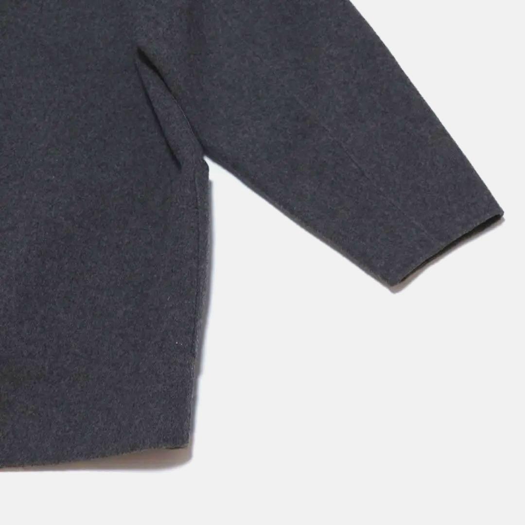 uncrave アンチマイクロバイアル リバーフーデットショートコート グレー