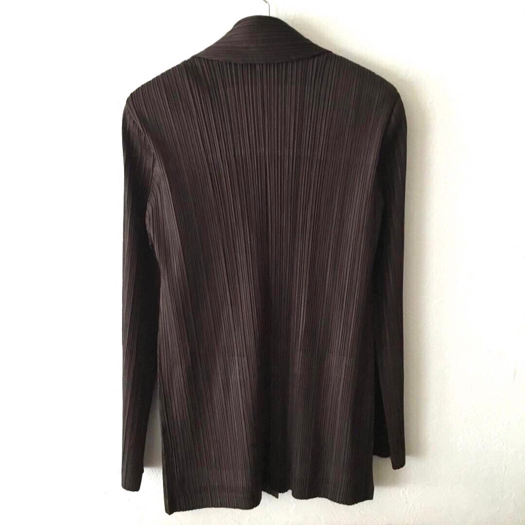 PLEATS PLEASE プリーツプリーズ　ジャケット　ダークブラウン
