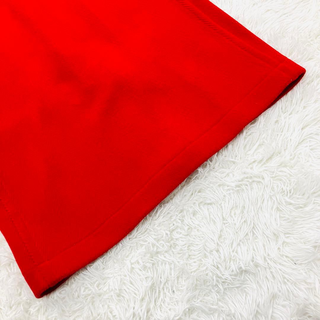 【希少カラー】　AVON HOUSE ダッフルコート　ロング丈　ヘリンボーン　赤