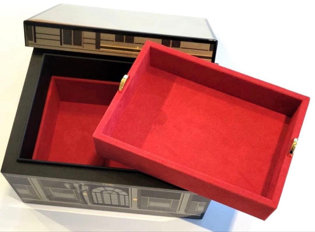 Cartier カルティエ ジュエリーボックス 小物入れ 2段