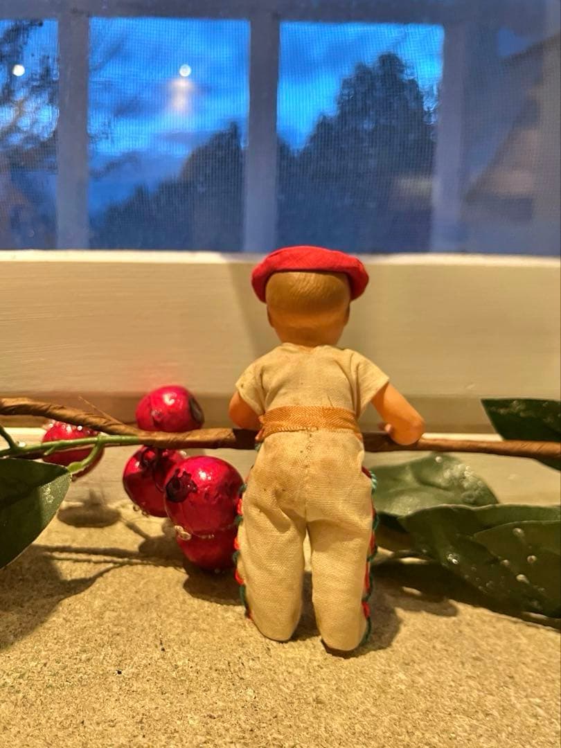 ◆フランスアンティーク｜ミニドールCヨーロッパ民族衣装バスク地方伝統少年南仏