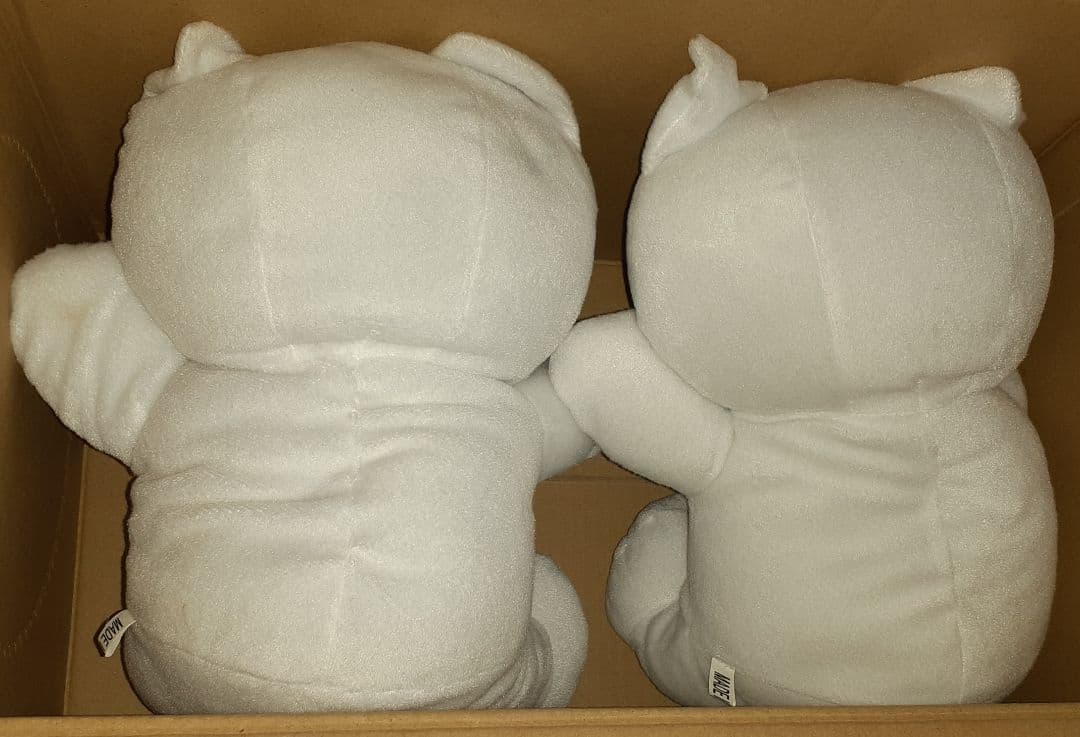 2ちゃんねる　モナー　ンアッー! (≧д≦) ぬいぐるみ2個セット