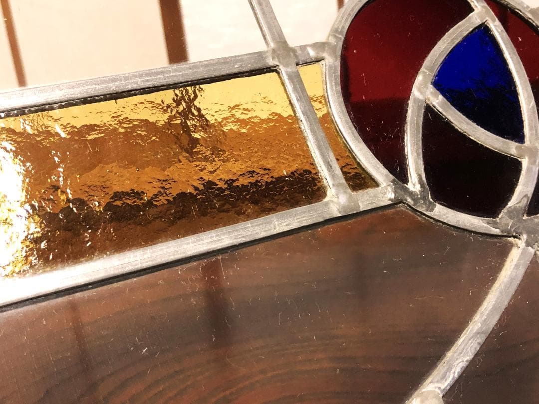 【 ステンドグラス窓 ２０世紀初期 】 英国アンティーク