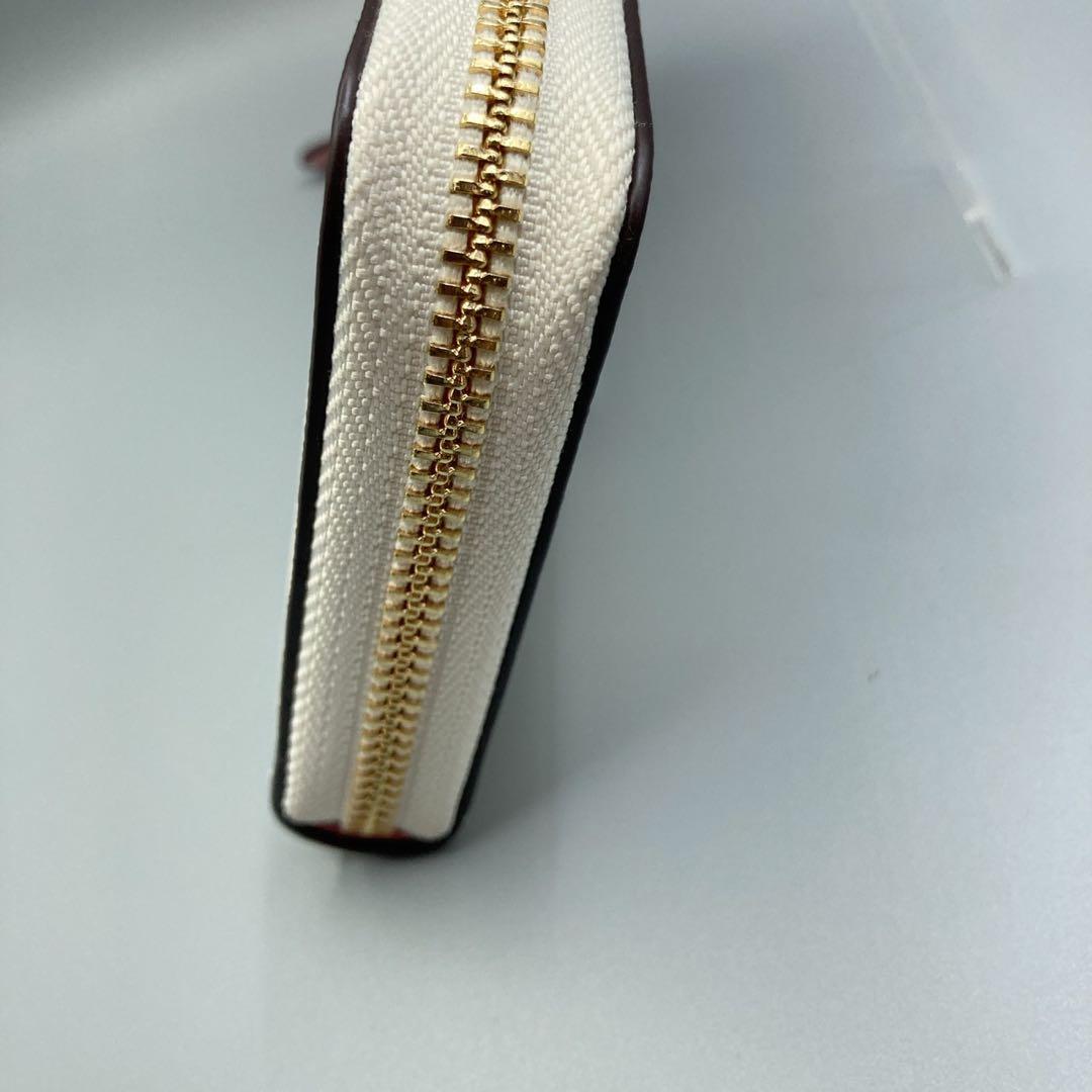 新品　未使用　箱付き　COACH コーチ 長財布 アコーディオンジップ 花柄