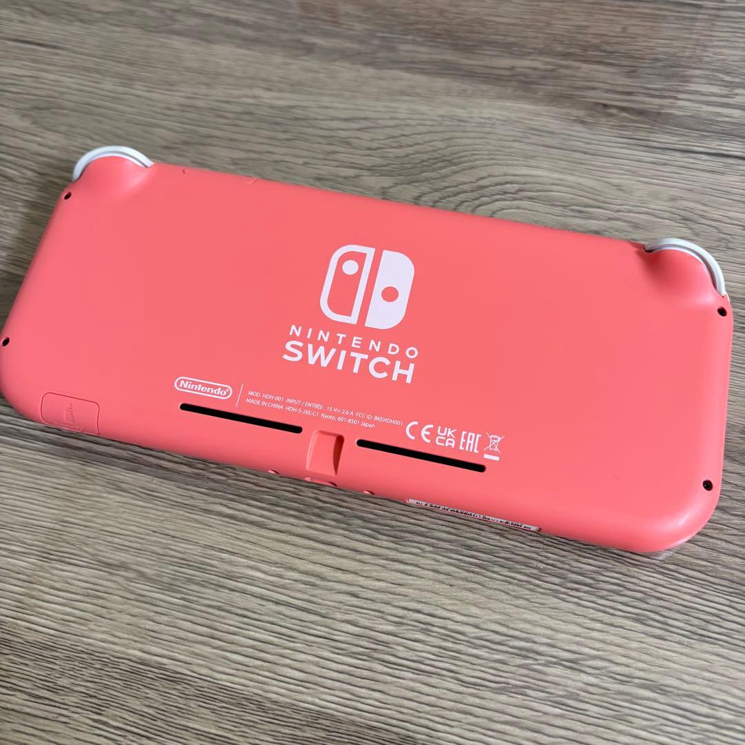 美品　Switch Lite コーラル　ケース付き