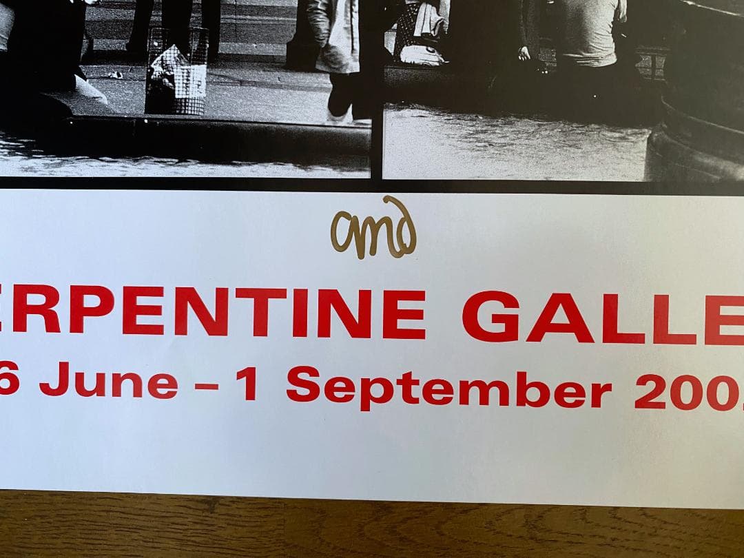 Gilbert & e ポスター 直筆サイン入り 美品