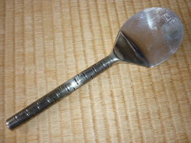 1970年代◆老舗京都 清昌堂 茶道具 本物総銀製 炉用灰さじ 重さ108.4ｇ