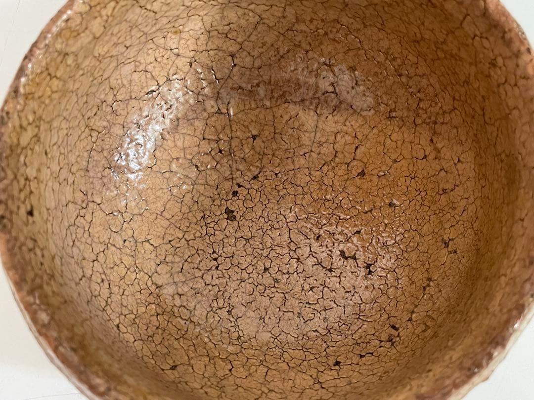 陶芸家　作家物　宇田川聖谷　萩茶碗　萩焼　茶碗　抹茶碗　共箱