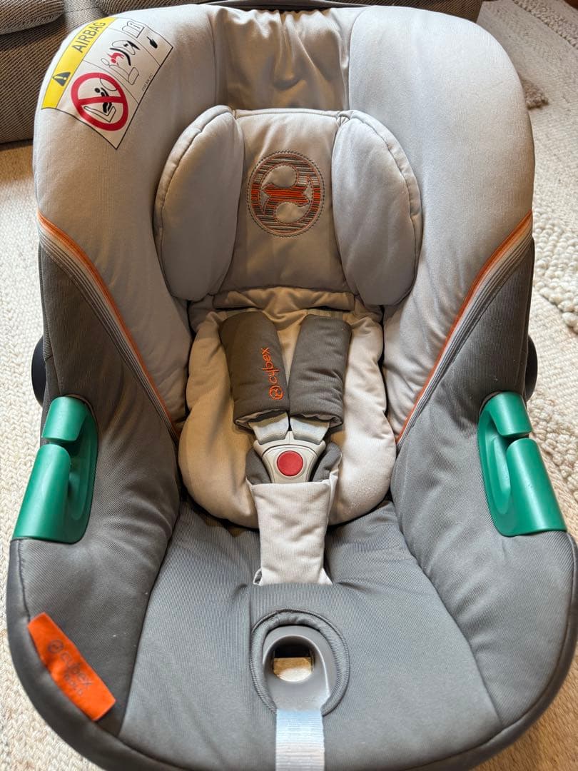 送料込★【cybex】ATON S2 i-SIZE+BASE ONE グレー