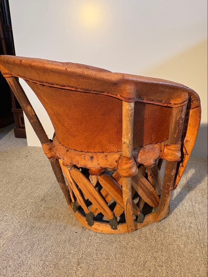 エキパルチェア　アンティーク　メキシコ民芸品　帝王の椅子　EQUIPALE