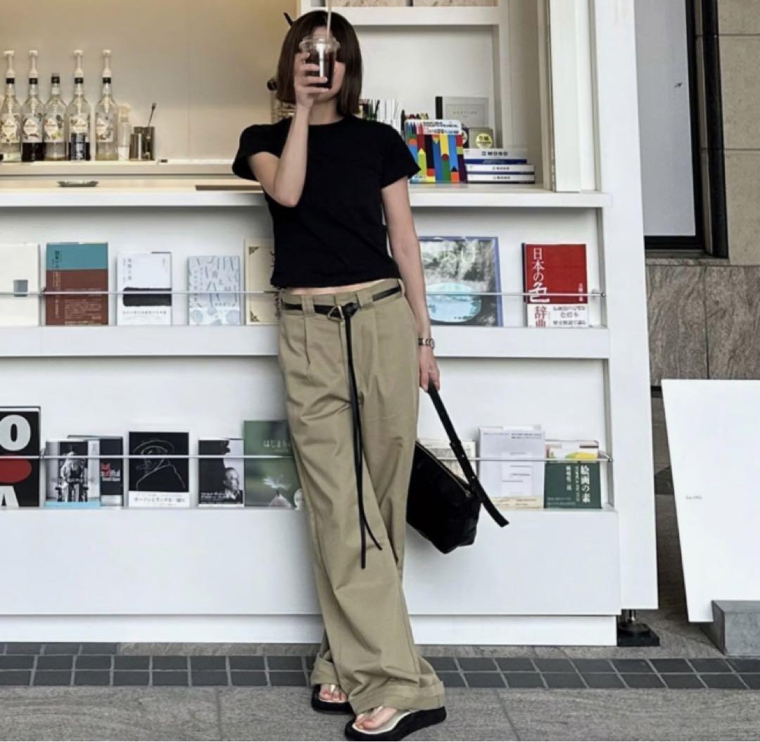 ok.soon×dickies ワイドチノ パンツ チノ